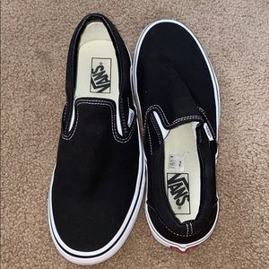 Lightly worn black vans